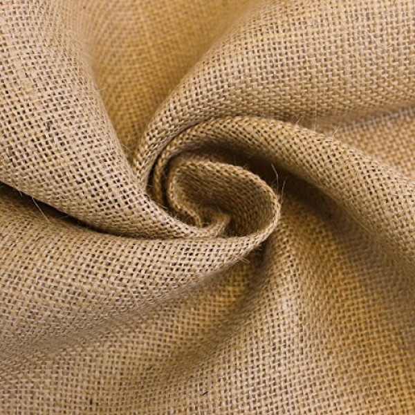 Natural Burlap Fabric by The Yard 60 Wide Natural