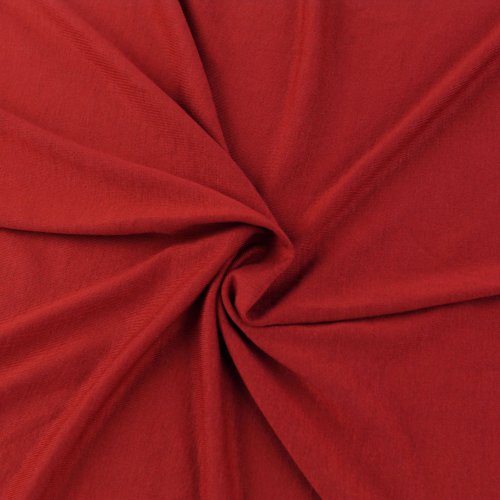 RED Knit Fabric, Rayon Jersey Knit Fabric, Causal Jersey Knit Fabr...