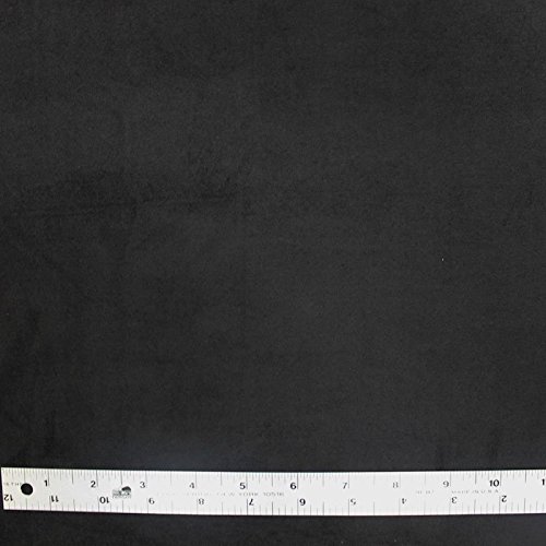 Techno Suede Stretch Fabric Black