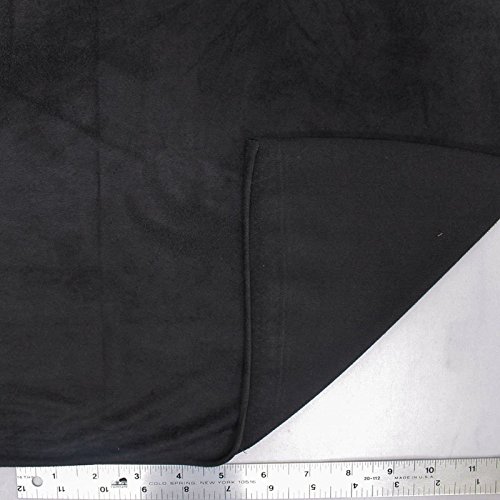 Techno Suede Stretch Fabric Black