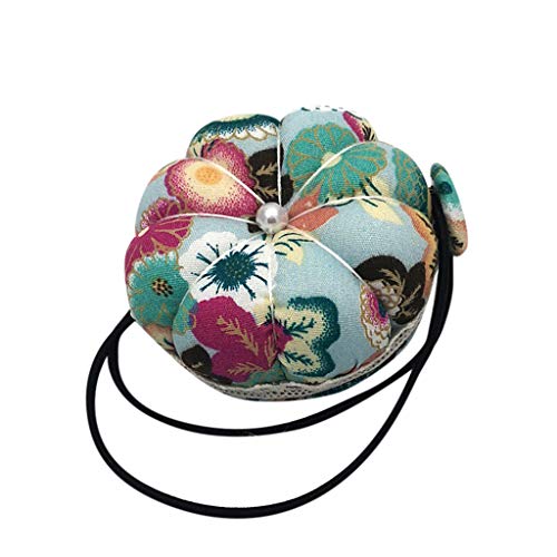 SU&YU Floral Wrist Pin Cushion, Multi-Purpose Floral Wrist Pin Cus...
