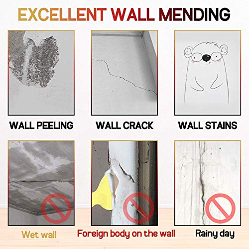 Drywall Patch Repair Kit with Scraper, Wall Spackle Repeair Paste,...