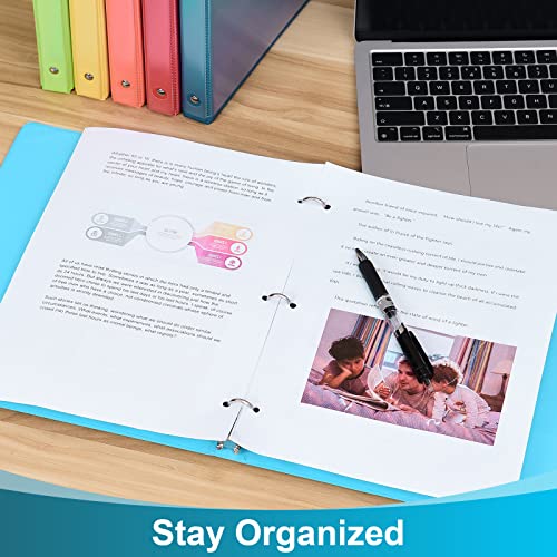 0.5-inch 3-Ring Binder with 2 Interior Pockets, 0.5 Basic Binder...