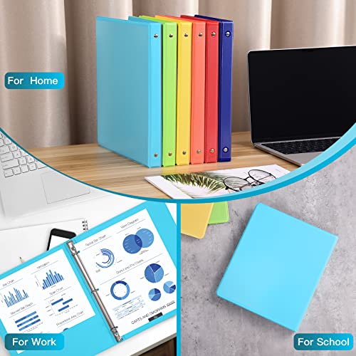 0.5-inch 3-Ring Binder with 2 Interior Pockets, 0.5 Basic Binder...