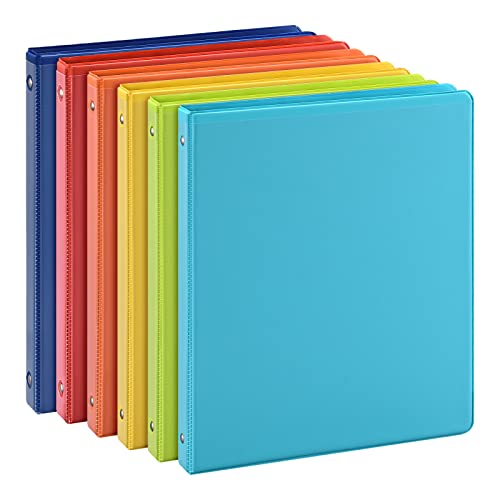 0.5-inch 3-Ring Binder with 2 Interior Pockets, 0.5 Basic Binder...