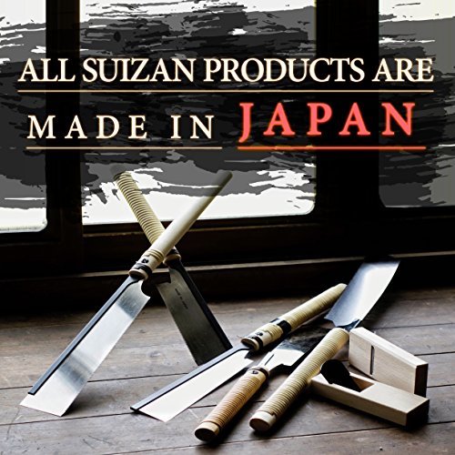 SUIZAN Japanese Hand Saw 10.5 Inch Kataba Single Edge Pull Saw for...
