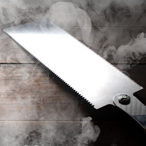 SUIZAN Japanese Pull Saw Hand Saw 9.5 Inch Ryoba Double Edge for W...