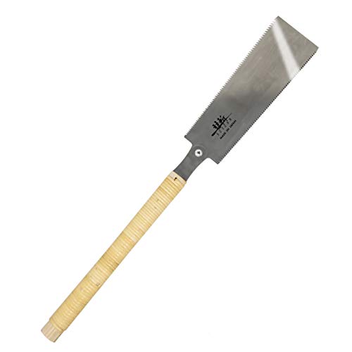 SUIZAN Japanese Pull Saw Hand Saw 9.5 Inch Ryoba Double Edge for W...