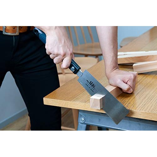 SUIZAN Japanese Ryoba Pull Saw 7 Inch Double Edge Hand Saw for Woo...