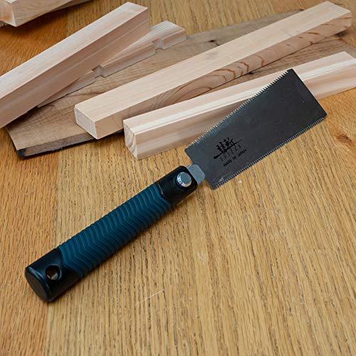 SUIZAN Japanese Ryoba Pull Saw 7 Inch Double Edge Hand Saw for Woo...