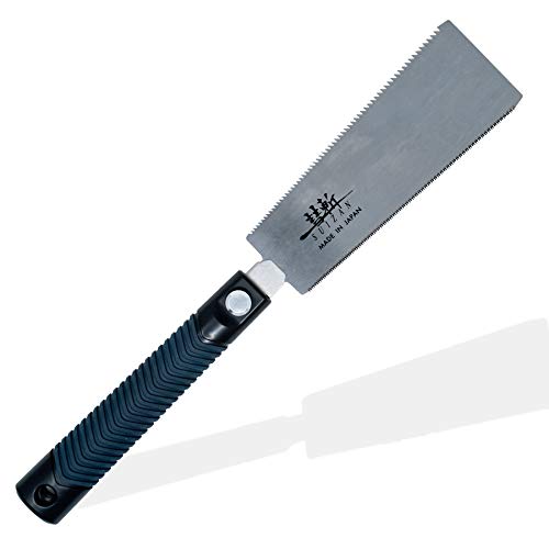 SUIZAN Japanese Ryoba Pull Saw 7 Inch Double Edge Hand Saw for Woo...