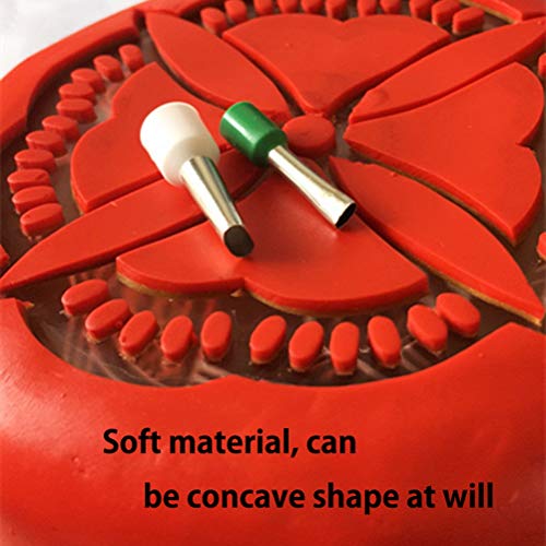 40 Pcs Clay Circle Cutters, Shape Cutter Stainless Steel+Plastic I...