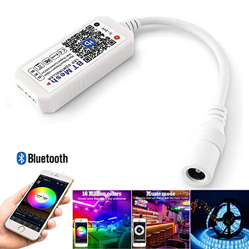 LED Controller, Bluetooth Mesh Smart RGB Controller for LED Strip ...