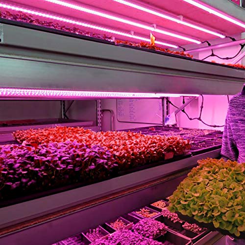Sumerflos T5 LED Grow Light Strips, 4FT 160W 8 x 20W, 960W Equiva...