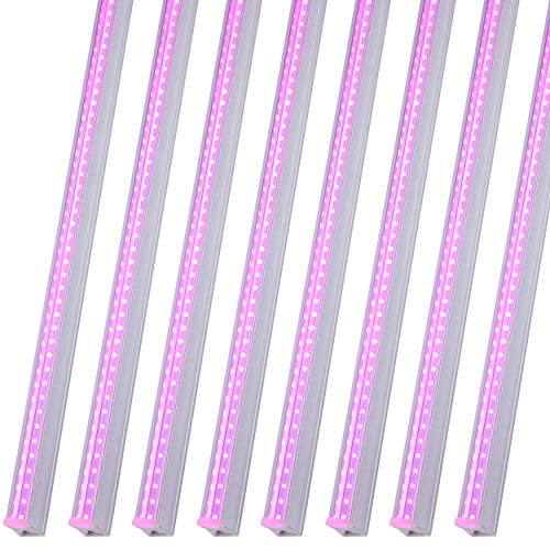 Sumerflos T5 LED Grow Light Strips, 4FT 160W 8 x 20W, 960W Equiva...