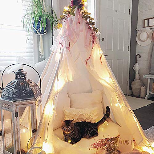Sumerice Teepee Tent for Kids Toy with Carry Case, 100% Natural Co...