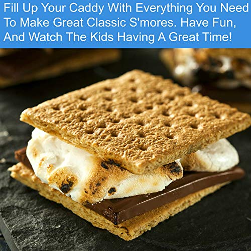 SUMPRI Smores Caddy -TWO FOLDING TRAYS Smore storage Box Does NOT...