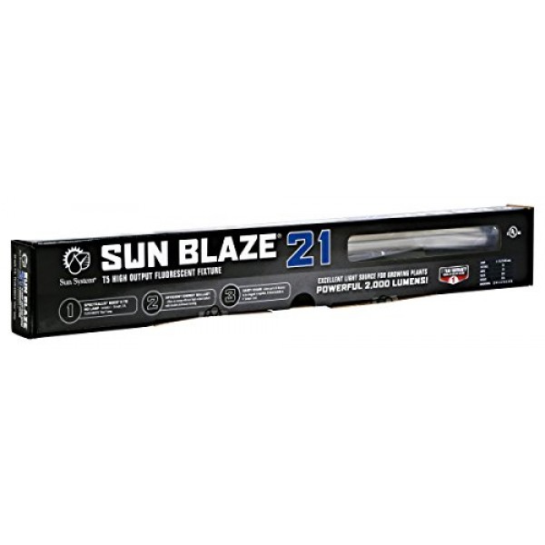 Sun Blaze T5 Fluorescent - 2 ft. Fixture | 1 Lamp | 120V - Indoor ...