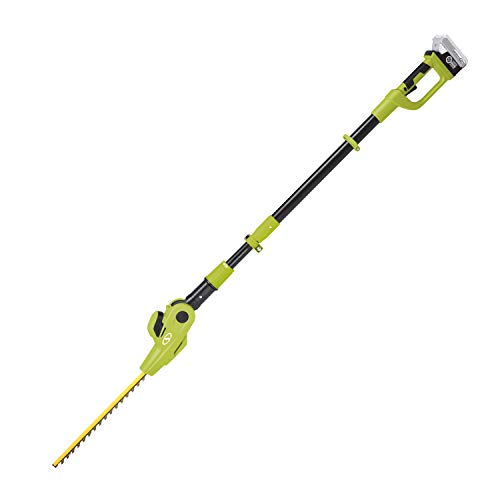 Sun Joe 24V-PHT17-LTE Cordless Telescoping Dual-Action Pole Hedge ...