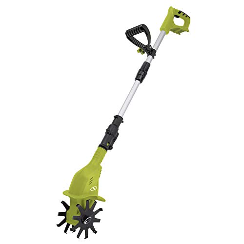 Sun Joe 24V-TLR-CT 6-Inch Cutting Swath Garden Tiller/Cultivator, ...