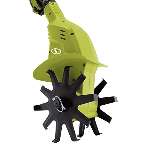 Sun Joe 24V-TLR-CT 6-Inch Cutting Swath Garden Tiller/Cultivator, ...