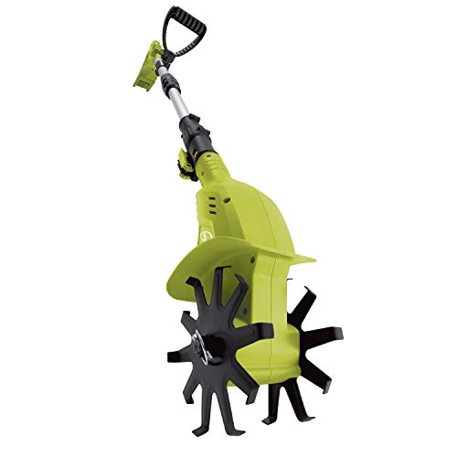 Sun Joe 24V-TLR-CT 6-Inch Cutting Swath Garden Tiller/Cultivator, ...