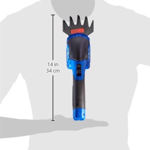 Sun Joe HJ604C-SJB Cordless 2-in-1 Grass Shear, Hedge Trimmer, Dar...