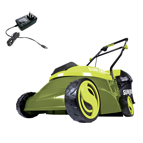 Sun Joe MJ401C 14-Inch 28-Volt Cordless Push Lawn Mower, 14 inches...