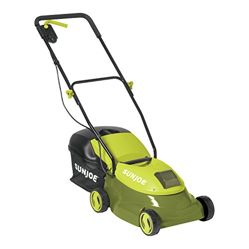 Sun Joe MJ401C-PRO 14-Inch 28-Volt Cordless Push Lawn Mower, w/Rea...