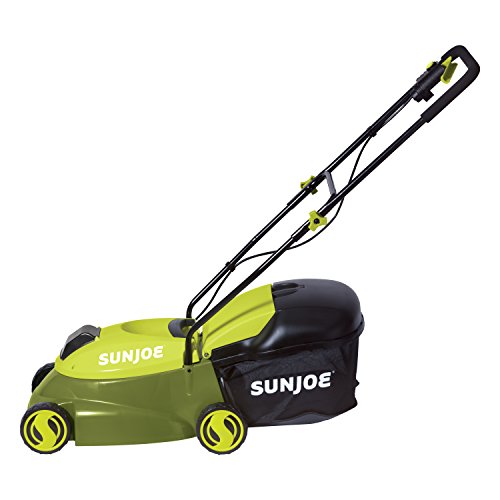 Sun Joe MJ401C-PRO 14-Inch 28-Volt Cordless Push Lawn Mower, w/Rea...