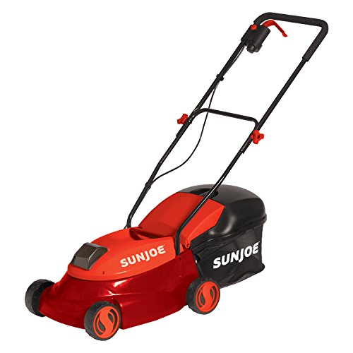 Sun Joe MJ401C-XR-RED 14-Inch 28V 5 Ah Cordless Lawn Mower w/Brush...