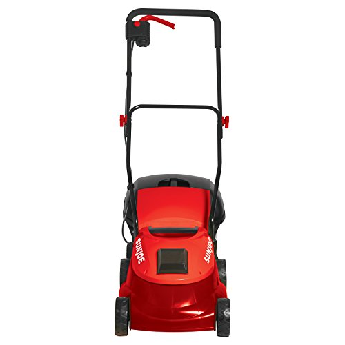 Sun Joe MJ401C-XR-RED 14-Inch 28V 5 Ah Cordless Lawn Mower w/Brush...