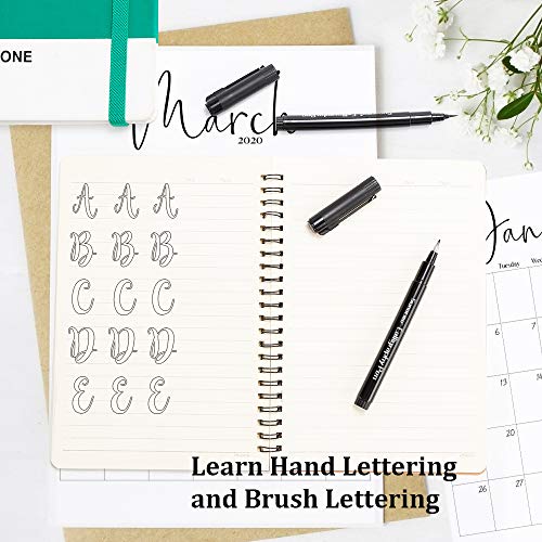 Calligraphy Pens, Hand Lettering Pen, Caligraphy Brush Pens Set fo...