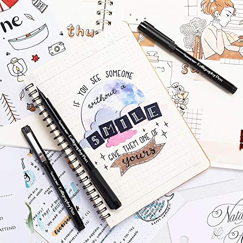 Calligraphy Pens, Hand Lettering Pen, Caligraphy Brush Pens Set fo...