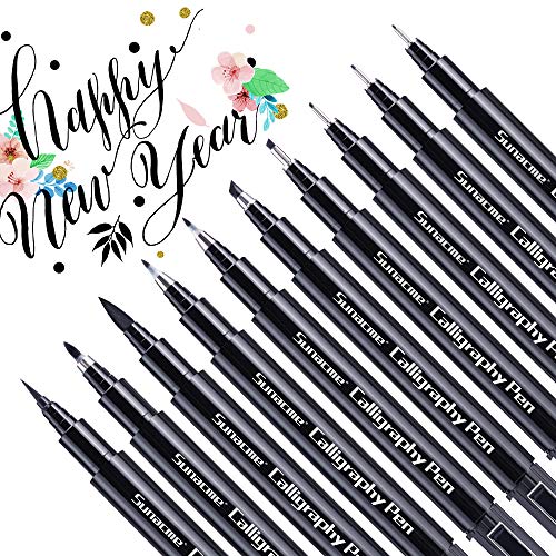 Calligraphy Pens, Hand Lettering Pen, Caligraphy Brush Pens Set fo...