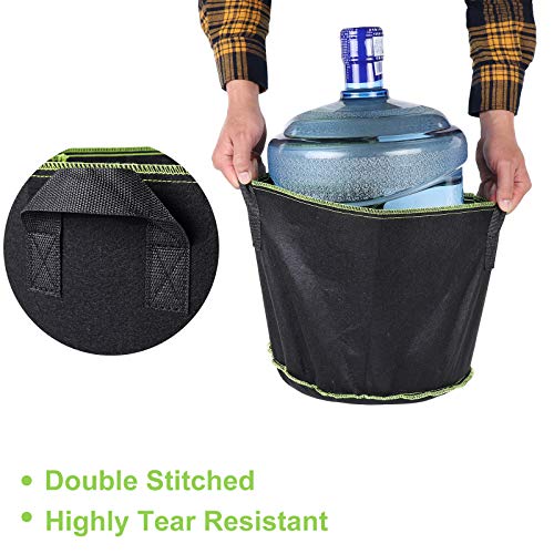 SunArea 10-Pack 5 Gallon Grow Bags, Thickened Nonwoven Aeration Fa...