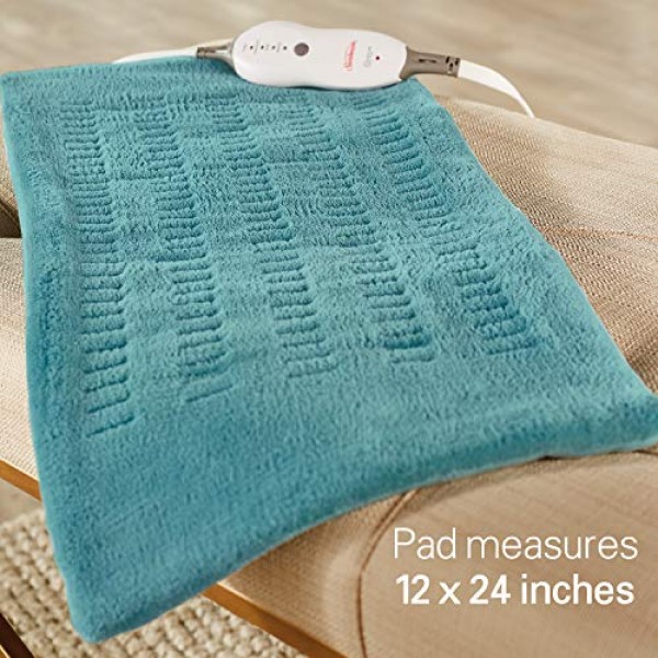 Sunbeam Heating Pad for Pain Relief | King Size SoftTouch, 4 Heat ...