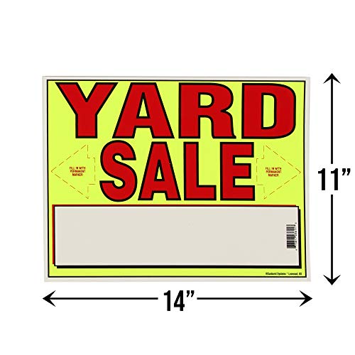Sunburst Systems 4150 Yard Neon Yellow 10 Large Label 4150 Kit I...