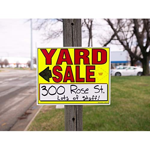 Sunburst Systems 4150 Yard Neon Yellow 10 Large Label 4150 Kit I...