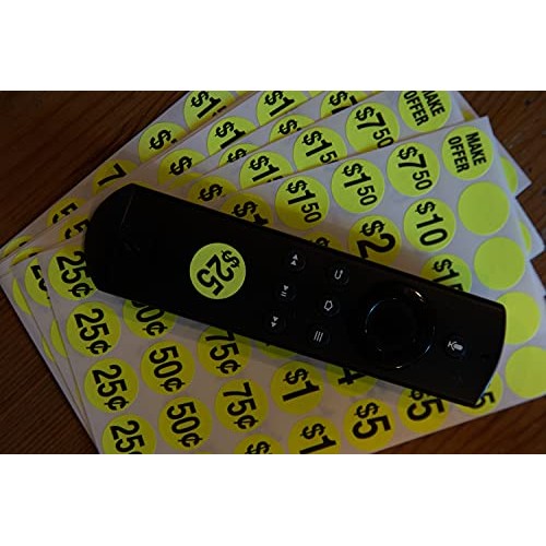 Sunburst Systems 4150 Yard Neon Yellow 10 Large Label 4150 Kit I...