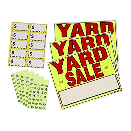Sunburst Systems 4150 Yard Neon Yellow 10 Large Label 4150 Kit I...