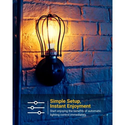Sunco 6 Pack B11 Candelabra LED Light Bulbs, E12, Dusk to Dawn, 5W=40W