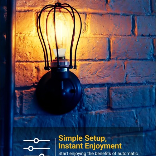 Sunco 6 Pack B11 Candelabra LED Light Bulbs, E12, Dusk to Dawn, 5W=40W