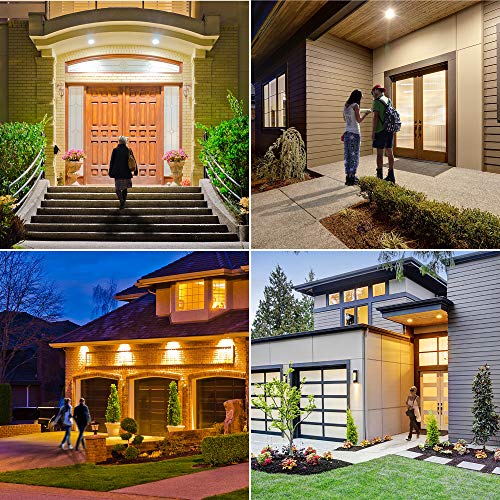 Sunco Lighting 4 Pack PAR38 LED Bulb with Dusk-to-Dawn Photocell S...