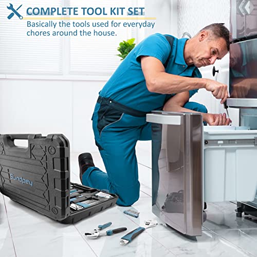 Sundpey Home Tool Kit 148-Pcs - Household Basic Complete Hand Repa...