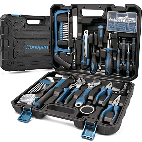Sundpey Home Tool Kit 148-Pcs - Household Basic Complete Hand Repa...