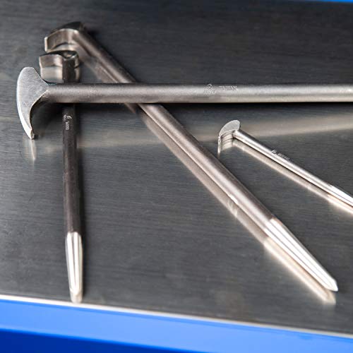 Sunex 9804 Rolling Head Pry Bar Set, 6-Inch - 20-Inch, 4-Piece