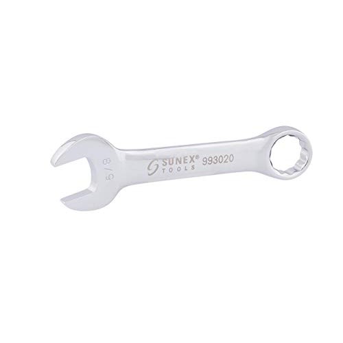 Sunex 9930 SAE Stubby Combination Wrench Set, 3/8-Inch - 15/15-Inc...