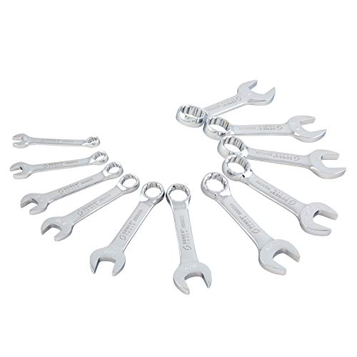 Sunex 9930 SAE Stubby Combination Wrench Set, 3/8-Inch - 15/15-Inc...