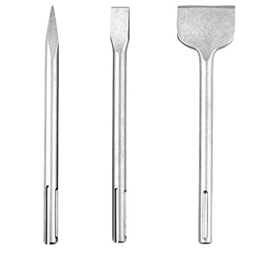 12-Inch SDS Max Chisel Set, SUNGATOR Heavy Duty Rotary Hammer Chis...